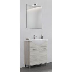 Set mobilier de baie Savini Due Rubino 550 (Grey Oak)