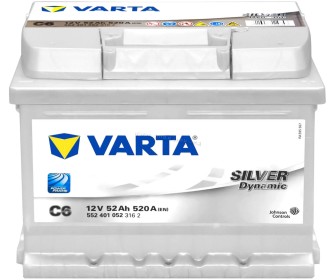 Аккумулятор Varta Silver Dynamic 52Ah 520A 552401052