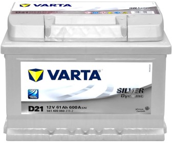 Аккумулятор Varta Silver Dynamic 61Ah 600A 561400060