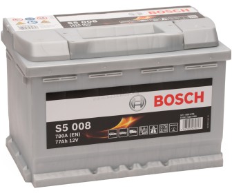 Аккумулятор Bosch Silver Plus S5 008 77Ah 780A