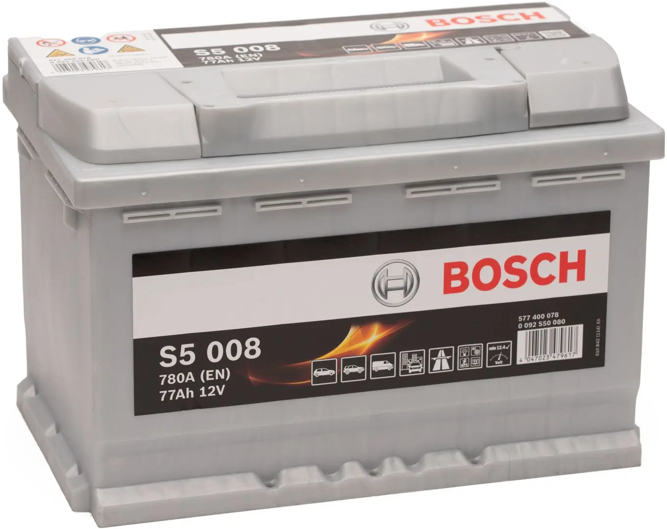 Аккумулятор Bosch Silver Plus S5 008 77Ah 780A