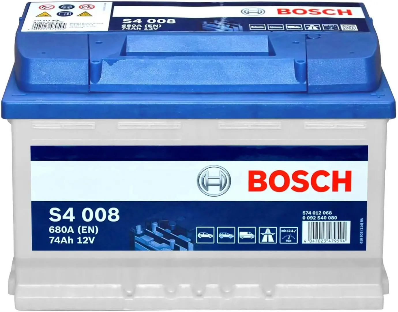 Acumulator Bosch Silver S4 008 74Ah 680A
