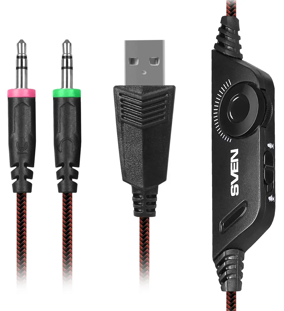 Наушники Sven AP-U880MV (Black/Red)