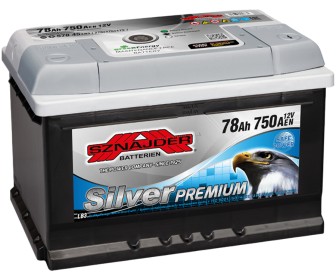 Аккумулятор Sznajder Silver Premium 78Ah 750A