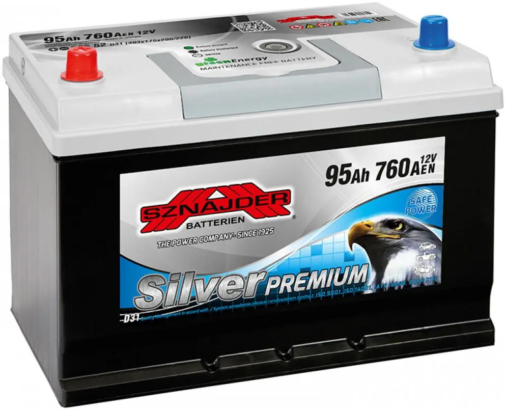 Acumulator Sznajder Silver Premium 95Ah 760A