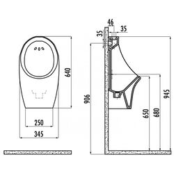 Pisoar Creavit TP611-00CB00E-0000 (White) Thumb