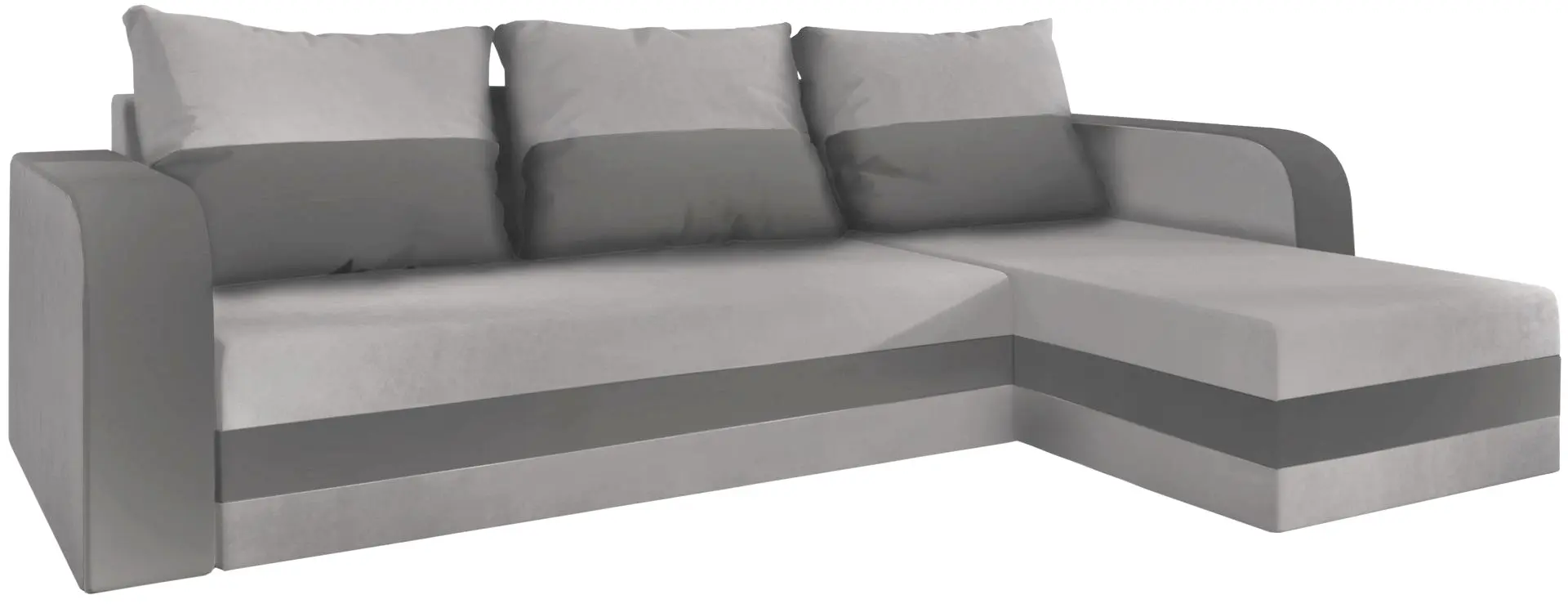 Диван угловой Space Meble Hewlet Bis Sawana 05/Sawana 14 (Dark Gray/Black)