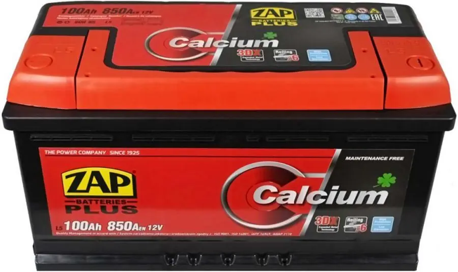 Acumulator ZAP Plus 100Ah 850A 60095
