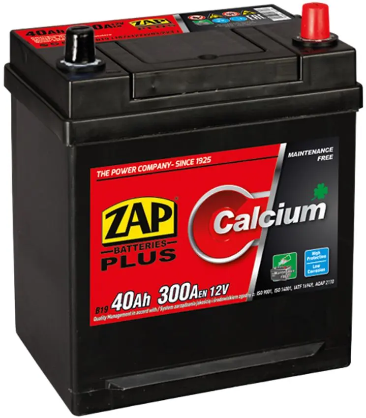 Acumulator Zap Plus 40Ah 300A 54077
