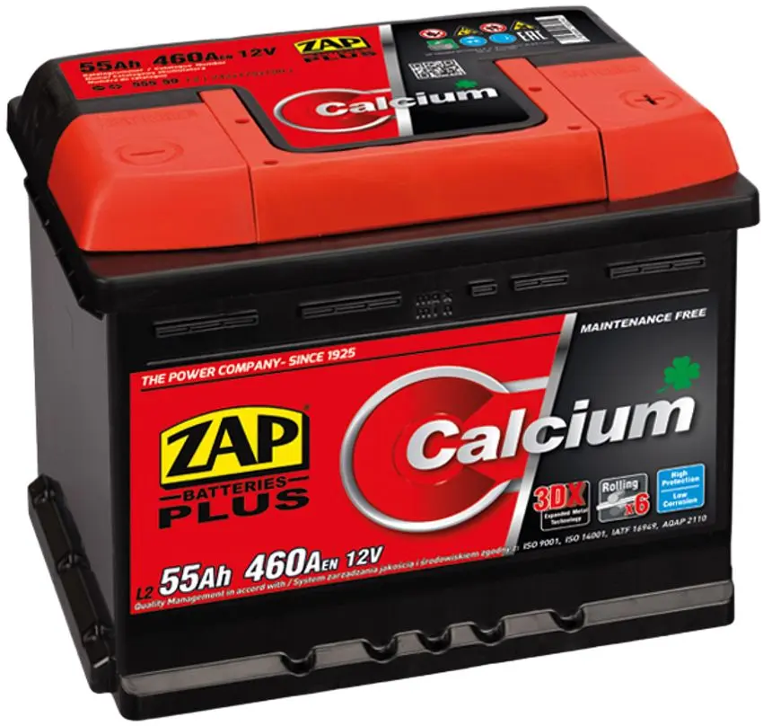 Acumulator Zap Plus 55Ah 460A 55559
