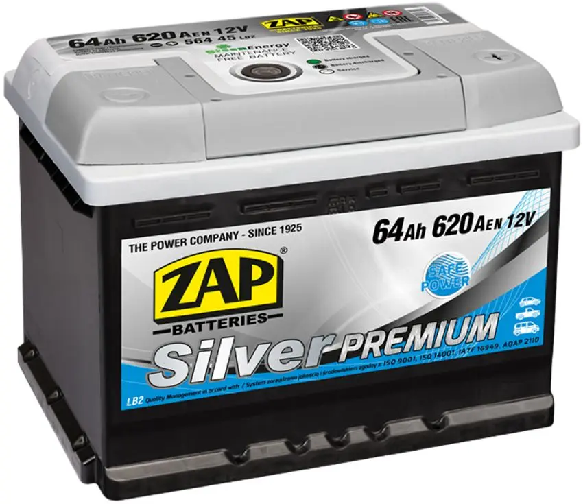 Acumulator Zap Silver Premium 64Ah 620A 56445
