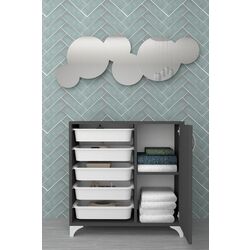 Тумба-органайзер для хранения игрушек Bofigo с 5 контейнерами (Anthracite) Thumb