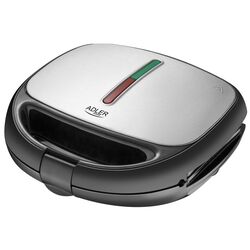 Aparat de facut sadwich-uri 5in1 Adler AD 3040 (Inox/Black)