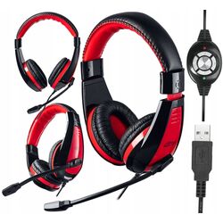 Casti Media-Tech Nemesis (Black/Red) Thumb