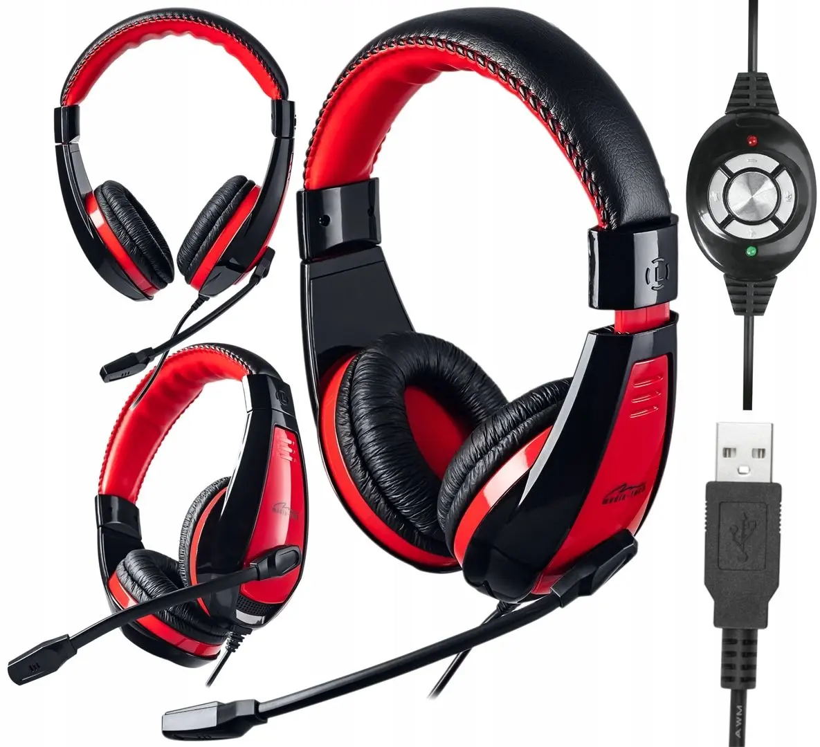 Casti Media-Tech Nemesis (Black/Red)
