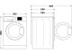 Masina de spalat cu uscator Indesit EWDE 751451 W EU N (White)