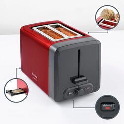 Тостер Bosch DesignLine TAT4P424 (Red) Thumb