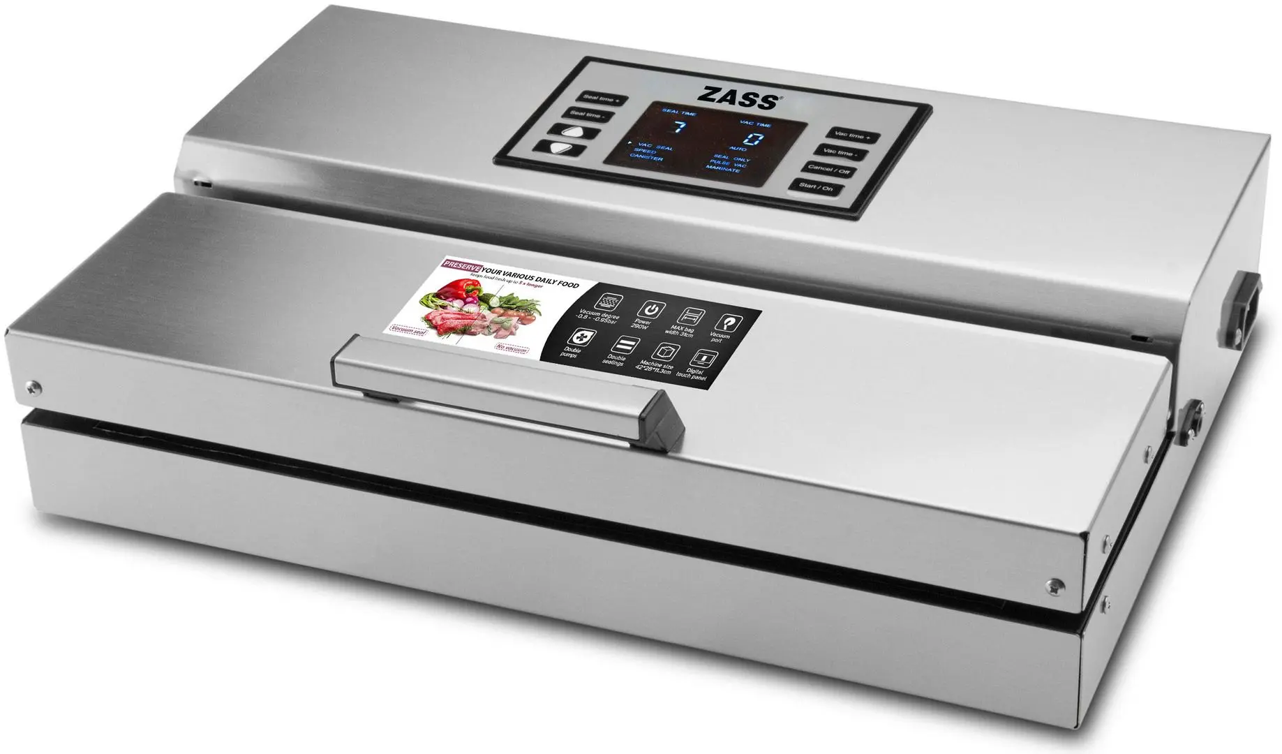 Aparat de vidat Zass ZVS 10 (Inox)