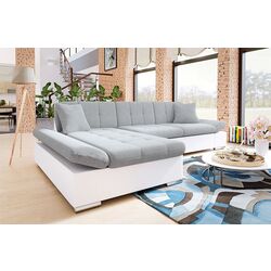 Диван угловой Mirjan24 Laviva/Malwi Left (White/Gray) Thumb