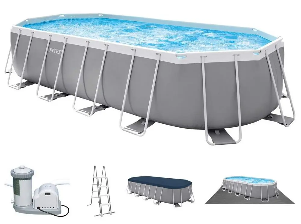 Piscina cu cadru Intex Prism Frame 26798 (Gray)