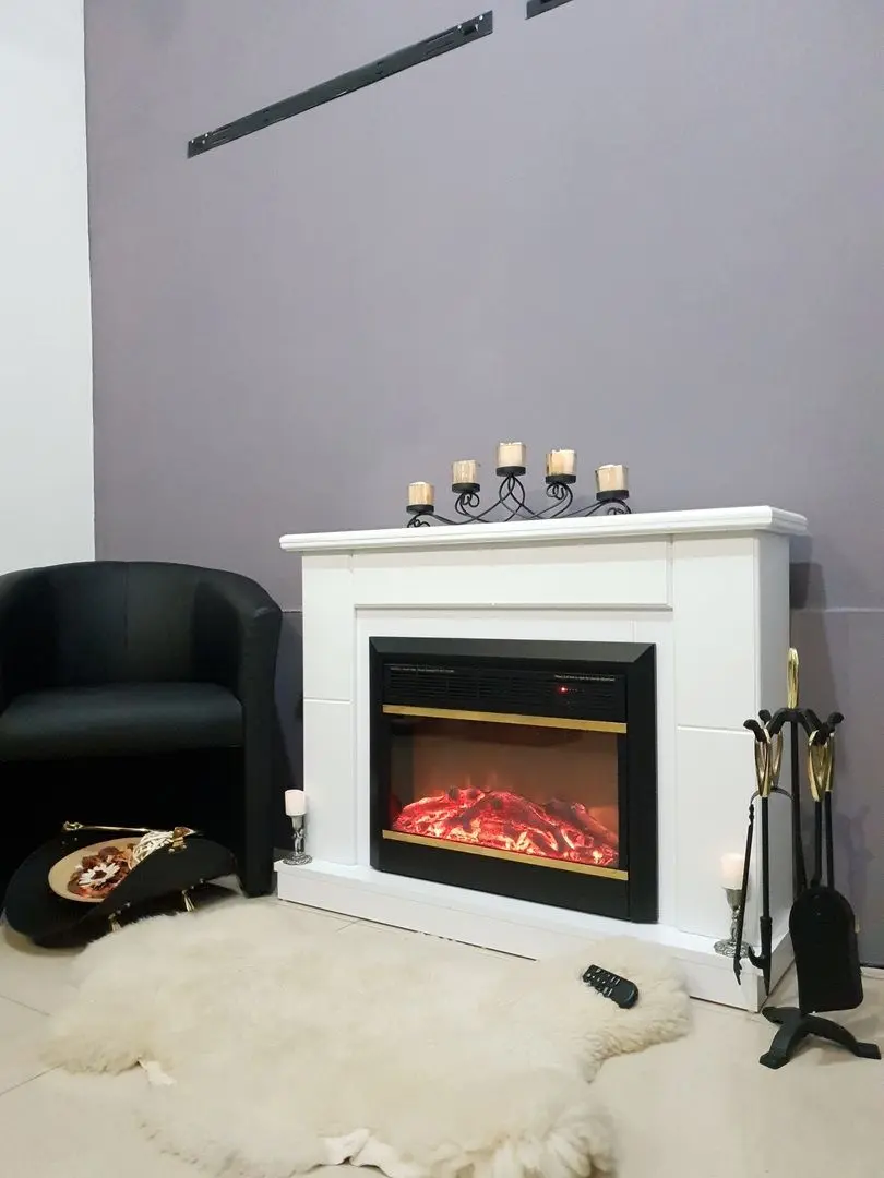 Каминокомплект Maxim с очагом Mars (White)