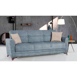 Canapea Fabulous Cinar 3-locuri 51-100 (Gray-Blue)