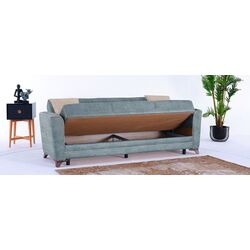 Canapea Fabulous Cinar 3-locuri 51-100 (Gray-Blue) Thumb