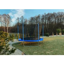 Батут с защитной сеткой Dollo Sport 312 (Black/Blue) Thumb