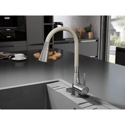 Baterie pentru chiuveta Ferro Zumba II BZA42P (Beige/Chrome) Thumb