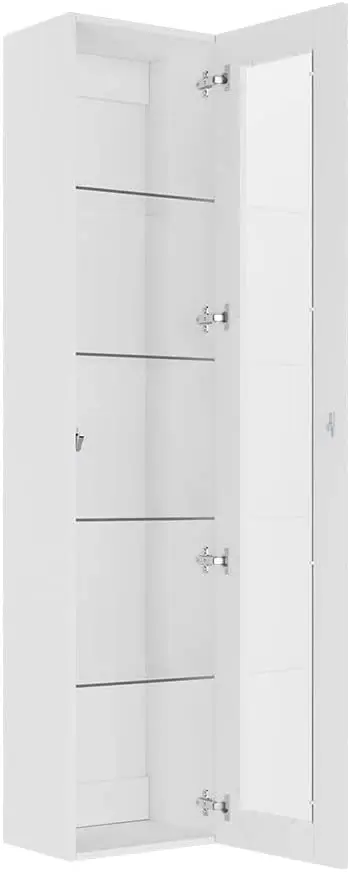 Vitrina Mirjan24 Zigo/Vigo 180 (White/White Gloss) - 4