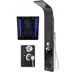 Panou de dus Fala Steely 3 (Black Titanium) Thumb