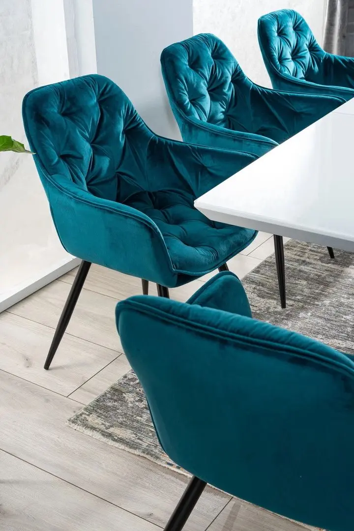 Стул Signal Cherry Velvet (Turquoise/Black)