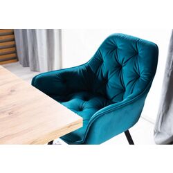 Стул Signal Cherry Velvet (Turquoise/Black) Thumb