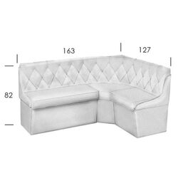 Coltar de bucatarie Modern Orion 2232/2300 (Light Gray/Snow White) Thumb