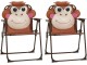 Set mobilier de gradină Strend Pro Melisenda Monkey 1 + 2 (Brown)