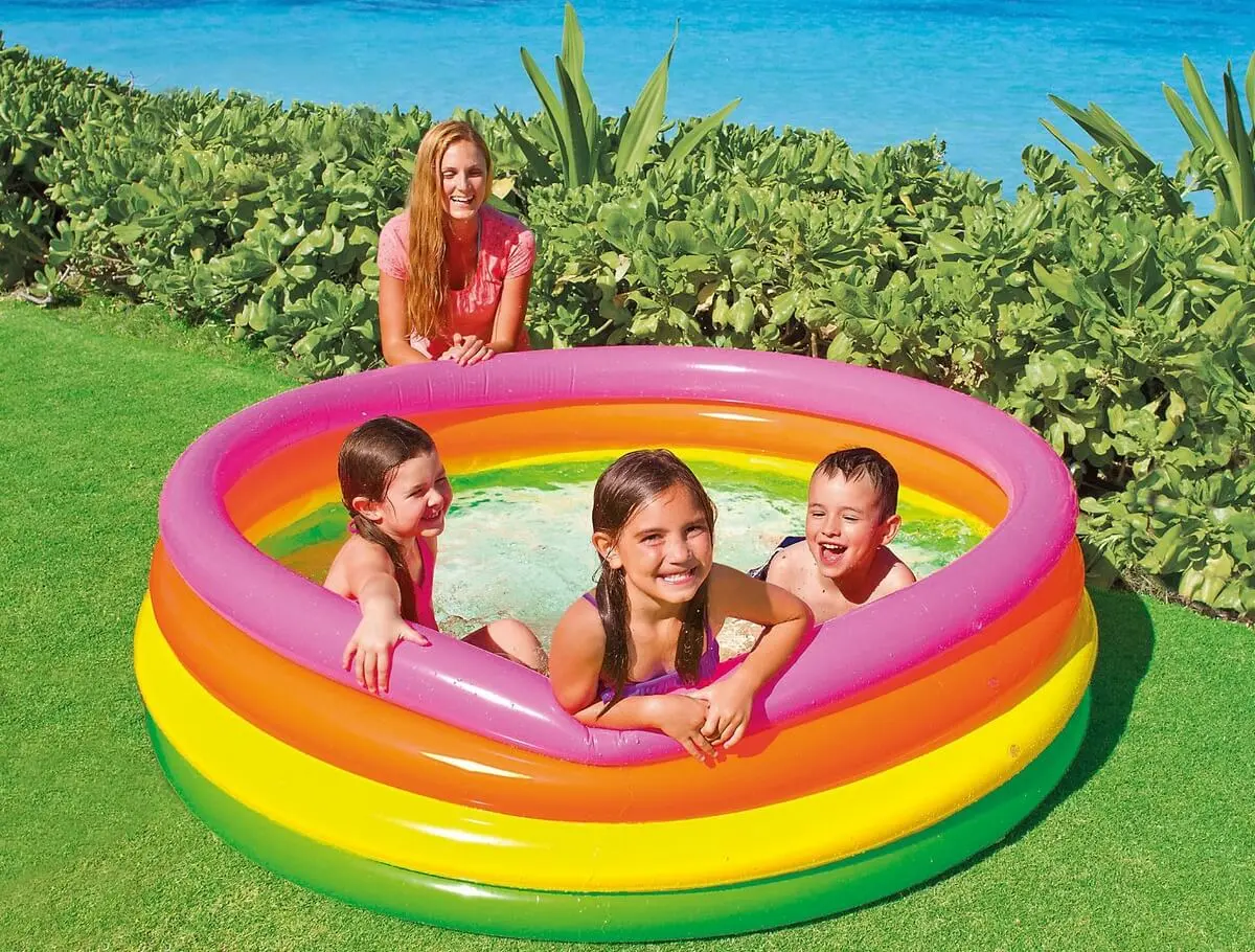 Детский надувной бассейн Intex 56441 (Rainbow)