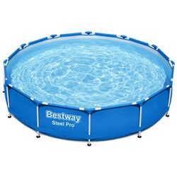 Piscina cu cadru Bestway Steel Pro 56706 (Blue) Thumb
