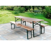 Set mobilier de gradina 5945864500233 (Brown/Green)