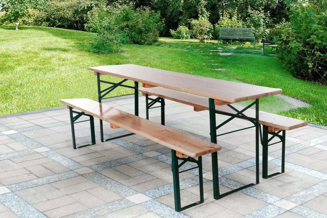 Set mobilier de gradina 5945864500233 (Brown/Green)