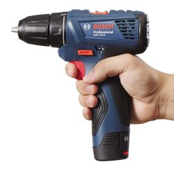 Дрель-шуруповерт аккумуляторная Bosch GSR 120-LI + 2 Aku Thumb