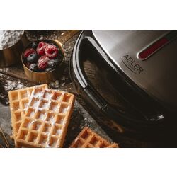 Aparat de facut sadwich-uri 5in1 Adler AD 3040 (Inox/Black) Thumb