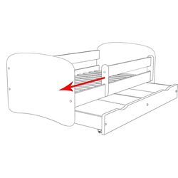 Pat BellaLuni Happy Paw Patrol №1 cu sertar/saltea 90x180 (White) Thumb