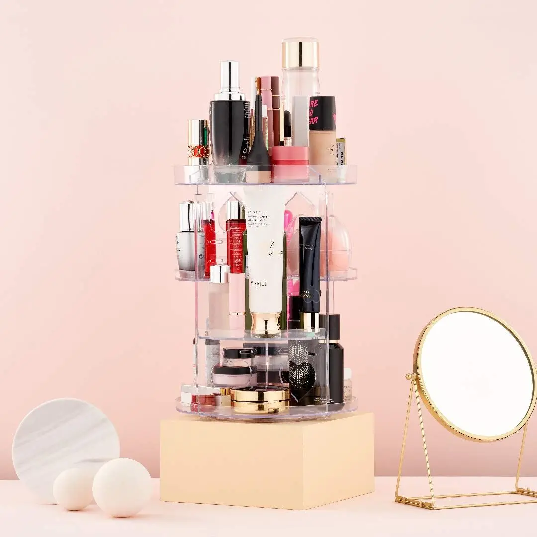 Organizator pentru produse cosmetice și discuri de bumbac Helen's Home 360 Derece Donebilen + MAKE-UP - 5