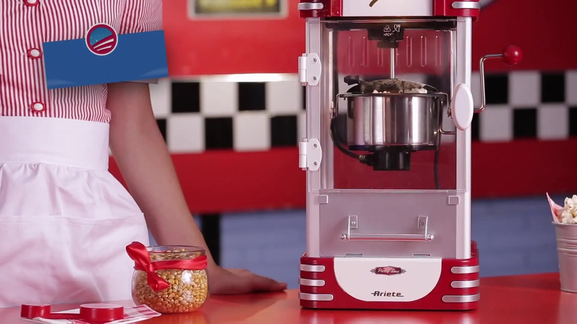 Aparat de popcorn Ariete 2953XL (Red)