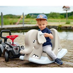 Jucarie-balansoar Big Rocking Elephant (Gray/Blue) Thumb