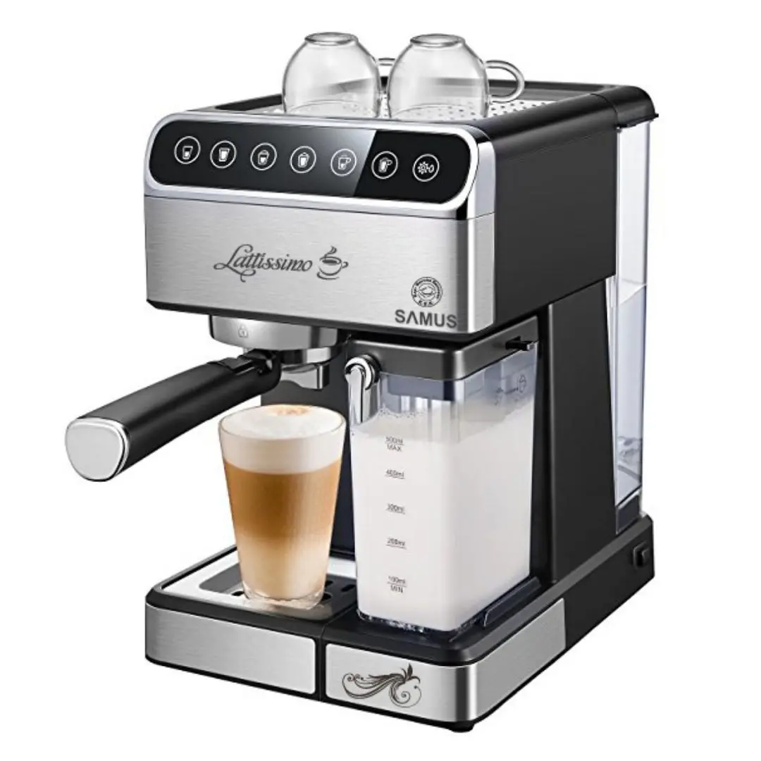 Aparat de cafea Samus Lattissimo (Black/Inox)