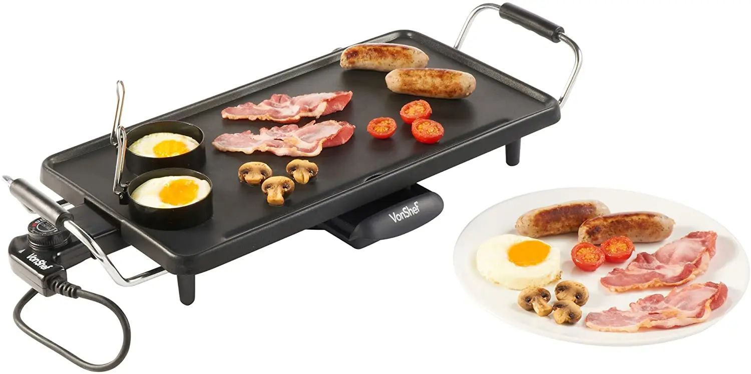 Электрогриль VonShef Teppanyaki (Black) - 4