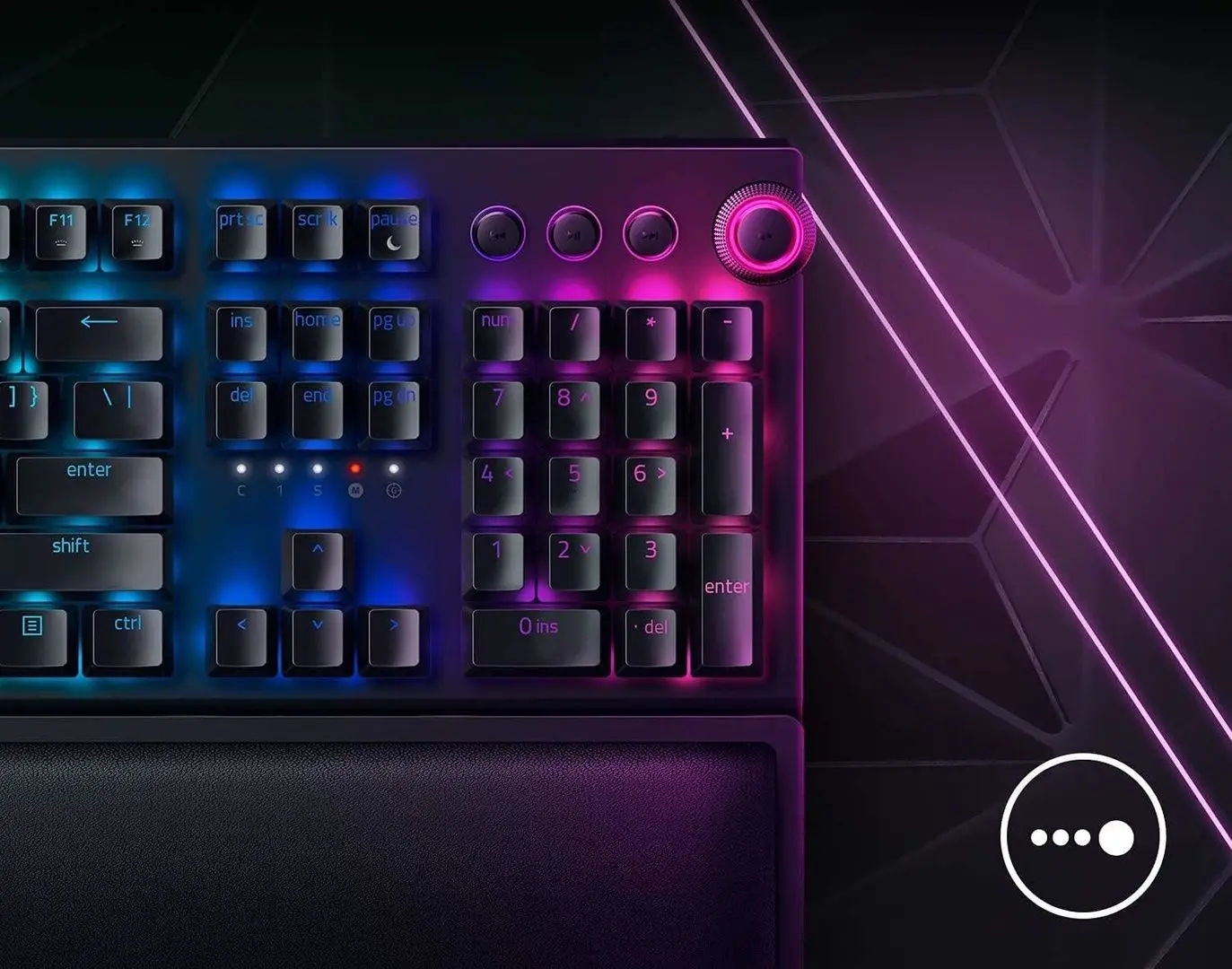 Клавиатура Razer BlackWidow V3 Pro Yellow Switch (Black) - 9