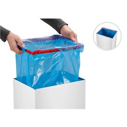 Мусорное ведро Hailo BigBox Swing XL 52L (White/Black) Thumb