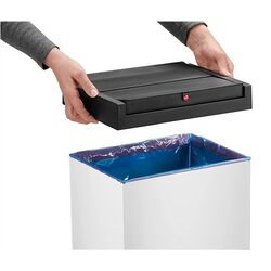 Мусорное ведро Hailo BigBox Swing XL 52L (White/Black) Thumb